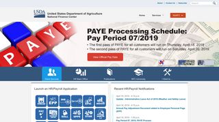 
                            5. HR and Payroll Client Services | National Finance Center - National Finance Center's Employee Personal Page Portal