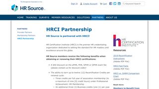 
                            3. HRCI Partnership - HR Source - Hrci Recertification Portal