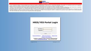 HRIS/YES Portal Login - Hris Yes Portal Login
