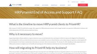 
                            9. HRPyramid Migration Program FAQ | PrismHR - Hrpyramid Portal