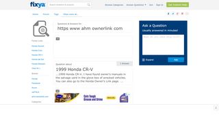 
                            3. https www ahm ownerlink com Questions & Answers (with Pictures ... - Https Www Ahm Ownerlink Com Portal Asp Brand Honda
