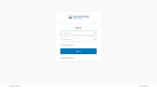 
                            4. https://advantagesolutions.okta.com/login/default - Advantage Sales And Marketing Employee Portal