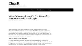 
                            9. https://d.comenity.net/vcf/ - Value City Furniture Credit Card - Vcf Comenity Portal