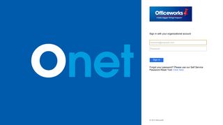 
                            1. https://onet.officeworks.com.au/ - Onet Officeworks Login
