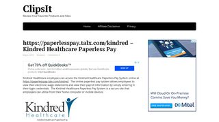 https://paperlesspay.talx.com/kindred - Kindred Healthcare ... - Paperless Pay Portal Kindred