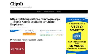 
                            1. https://pfchangs.ultipro.com/Login.aspx - People ... - Clipsit - People Express Pf Changs Login