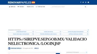
                            3. https://sirepve.sep.gob.mx/validacionelectronica./login.jsp - Https Sirepve Sep Gob Mx Validacionelectronica Portal Jsp