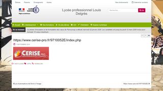 
                            8. https://www.cerise-pro.fr/9710052E/index.php - Cerise Pro Connexion Portal