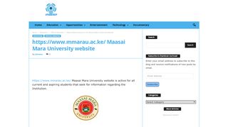 
                            8. https://www.mmarau.ac.ke/ Maasai Mara University website - Starbinet - Maasai Mara University Student Portal