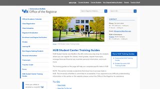 
                            7. HUB Student Center Training Guides | UB Office of the Registrar - Ub Hub Portal