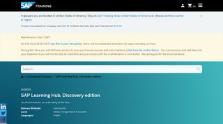 
                            2. HUB001 - SAP Learning Hub, Discovery edition | SAP Training - Sap Learning Hub Discovery Edition Portal