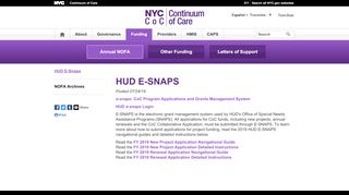 
                            4. HUD E-Snaps - NYC.gov