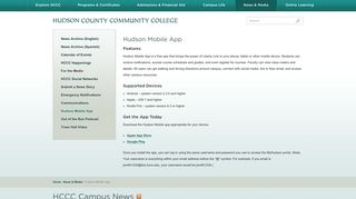 
                            5. Hudson Mobile App - Hudson County Community College - Hccc Student Portal Portal