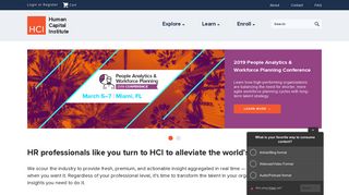 
                            3. Human Capital Institute: Strategic HR Training and HR Conferences - Hci Employee Portal