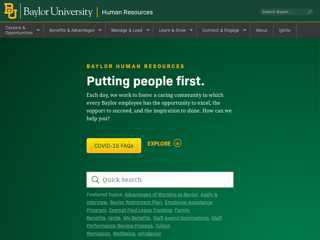 Human Resources  Baylor University