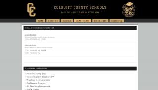 
                            3. Human Resources - Colquitt County Schools - School Websites by ... - Colquitt County Schools Job Portal