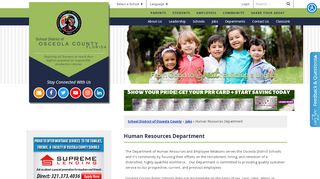 
                            5. Human Resources Department - School District of Osceola County - Osceola Substitute Employee Portal