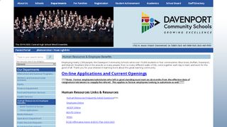 
                            8. Human Resources & Employee Benefits | Davenport Schools - Davenport Online Portal
