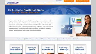 Human Resources Kiosks - HR Kiosks by DynaTouch