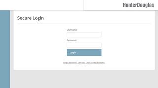 
                            8. Hunter Douglas Components Portal: Secure Login - Myhunterdouglas Com Portal
