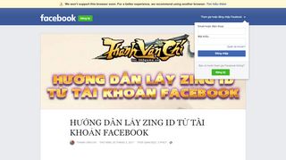 
                            9. HƯỚNG DẪN LẤY ZING ID TỪ TÀI KHOẢN FACEBOOK ... - Portal Zing Vn
