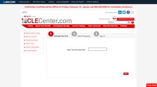 I already have an access code for Free CLE - CLE Center - Www Clecenter Com Portal