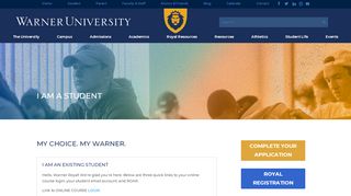 
I Am A Student - Warner University  
