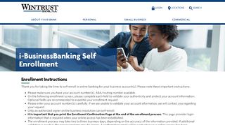 
                            6. i-BusinessBanking Self Enrollment | Wintrust Bank, N.A. - Ibb Login