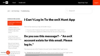 
I Can't Log In To the onX Hunt App – onX
