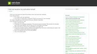 
                            7. I did not receive my activation email – Ideas and Knowledge ... - How To Activate Msrtc Account To Login