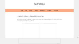 
                            5. I-Learn Tutorials (Student Portal UiTM) – WND's Blog - Ilearn Uitm Student Portal