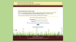 
                            1. i VMS - volunteersystem.org - Colorado Master Gardener Vms Portal