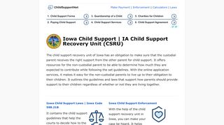 
                            7. IA Child Support Recovery Unit (CSRU ... - Iowa Child Support - Child Support Recovery Iowa Portal