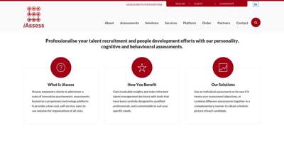 iAssess  For All Your Human Capital Assessment Needs Online