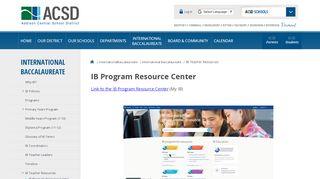 
                            8. IB Teacher Resources - Addison Central School District - My School Ib Login