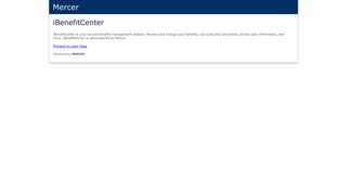 
                            6. iBenefitCenter Login - Mercer Benefits Portal