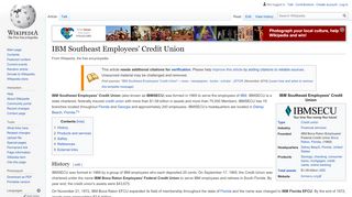 
                            8. IBM Southeast Employees' Credit Union - Wikipedia - Ibm Se Efcu Portal