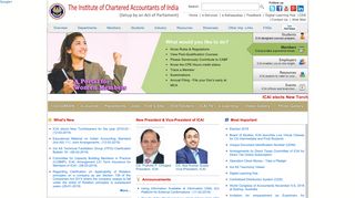 
                            2. ICAI - The Institute of Chartered Accountants of India - Bos Student Portal