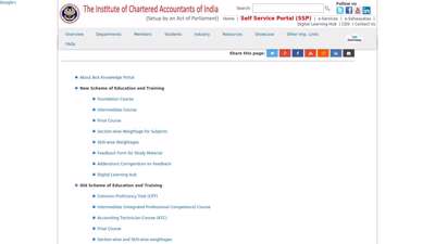 
                            1. ICAI - The Institute of Chartered Accountants of India