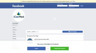 
                            7. ICanMed - Groups | Facebook - Icanmed Login