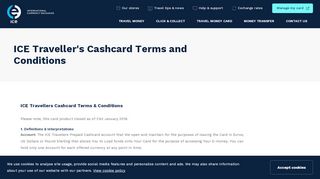 
                            4. ICE Traveller's Cashcard - International Currency Exchange - Ice Travel Card Portal