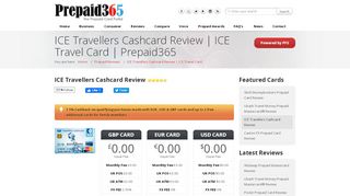 
                            8. ICE Travellers Cashcard Review | ICE Travel Card | Prepaid365 - Ice Travel Card Portal