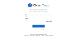 
                            2. iClicker Cloud - Reef Portal