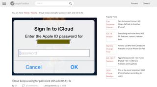 
                            6. iCloud keeps asking for password (iOS and OS X); fix ... - Ibooks Login