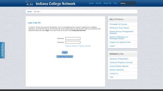 
                            7. ICN - Indiana College Network - My ICN - Icn Portal