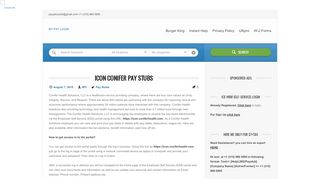 
                            8. Icon Conifer Pay Stubs | MY PAY LOGIN - Conifer Health Solutions Portal