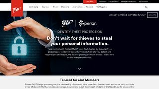 
                            12. IDENTITY THEFT PROTECTION | AAA.com - Experian Secure Portal