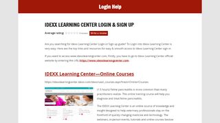 
                            5. Idexx Learning Center Login & sign in guide, easy process to ... - Idexx Learning Center Portal