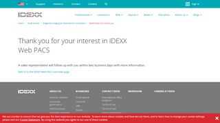
                            3. IDEXX Web PACS thank you - IDEXX US - Idexx Web Pacs Portal