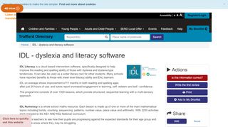
                            12. IDL - dyslexia and literacy software | Trafford Directory - Idl Cloud Portal In